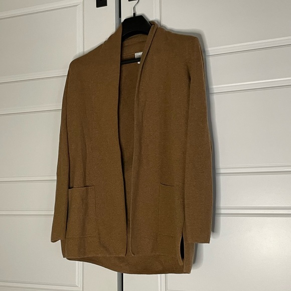 J Crew brown cotton cardigan - Picture 1 of 9